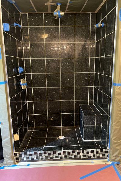 Revitalized showers through professional reglazing in Charlotte