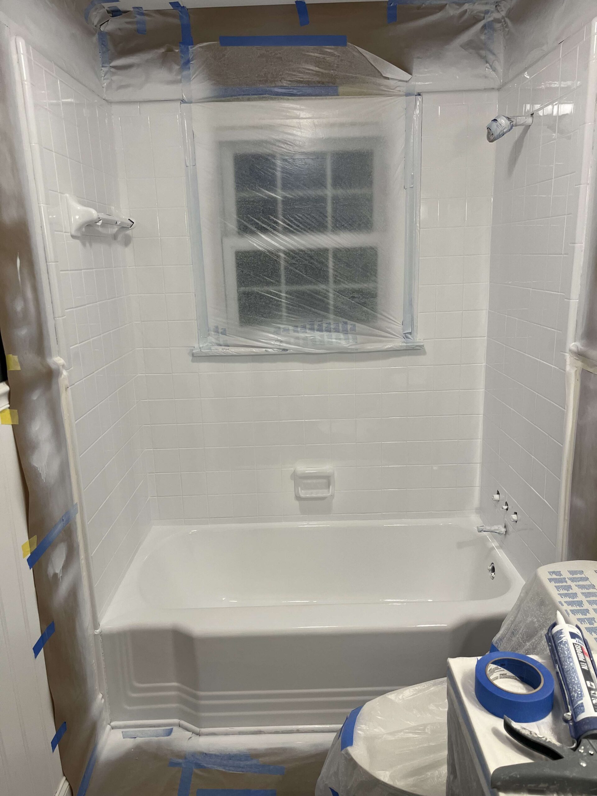 Ceramic tile refinishing service in Winston-Salem